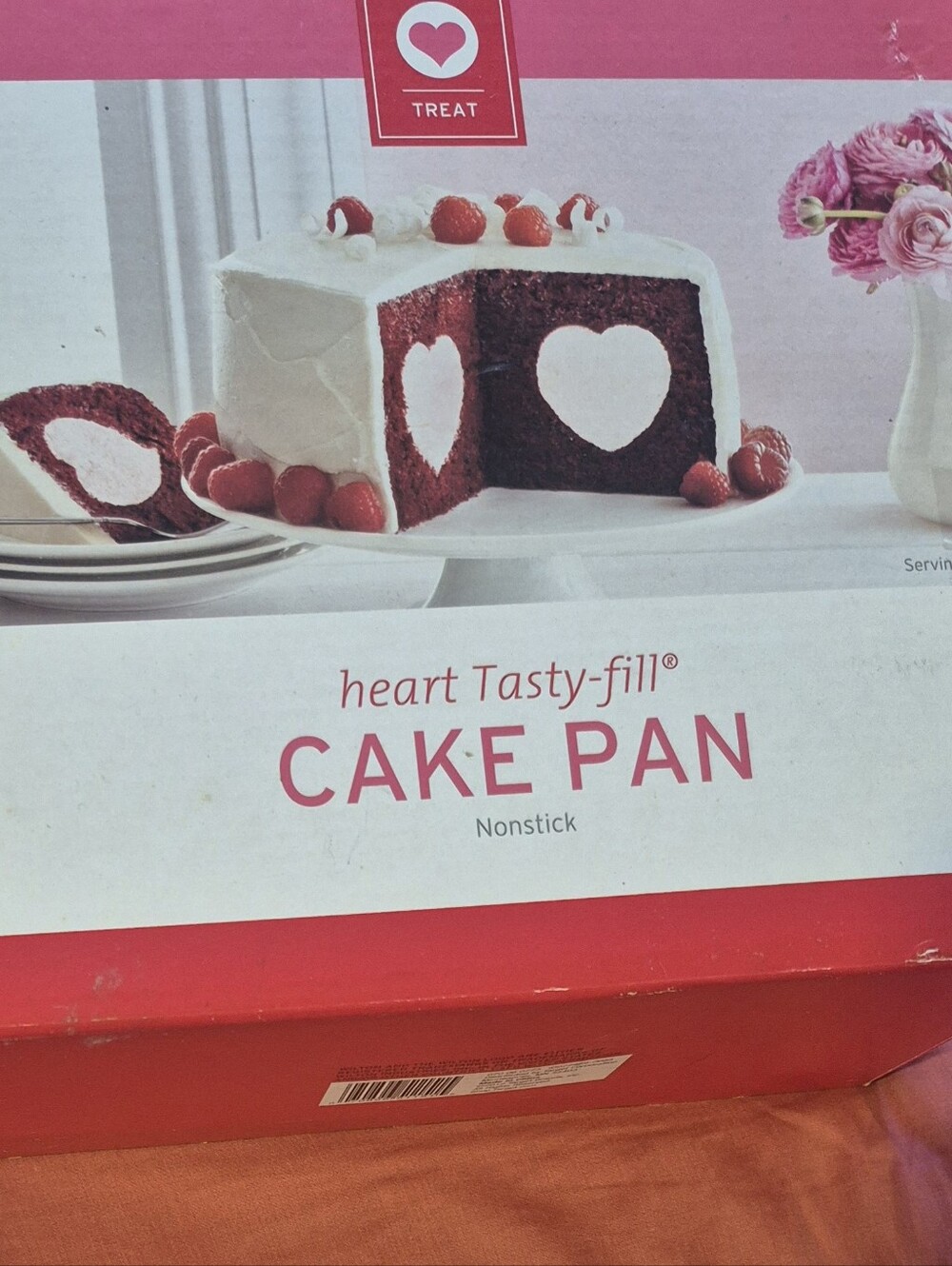 Wilton Heart Tasty-Fill Cake Pan - Pink, White